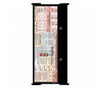 WhiteCoat Clipboard® Trifold - Black Food Industry Edition